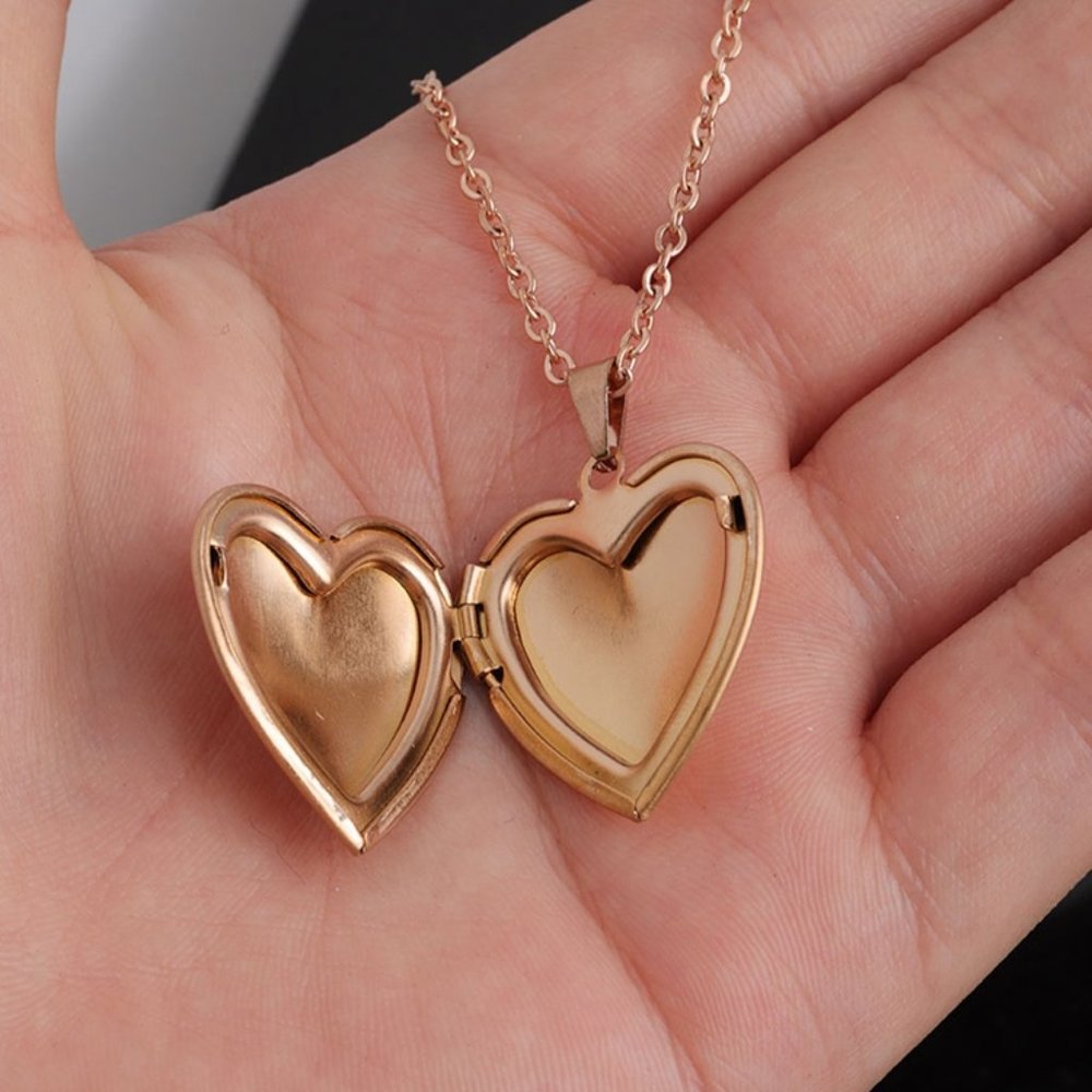 Heart Locket Necklace - Picture 2 of 2